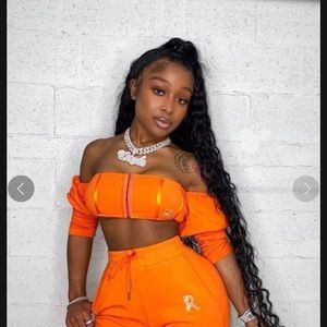 SOLD GSUWOO Stacked crop top